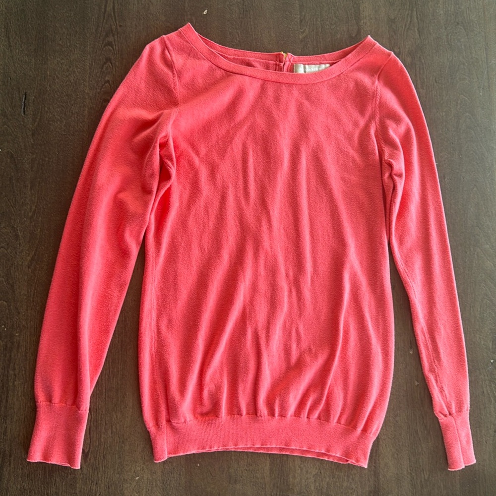 Banana Republic pullover sweater with zipper on back, size XS